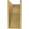 Ekena Millwork 9"W x 18"D x 18"H Classic Crestline Rough Cedar Woodgrain TimberThane Corbel, Primed Tan CORUR09X18X18CRERCPR - alternate 4